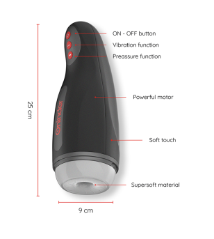 ONINDER - MASTURBATEUR RECHARGEABLE POUR HOMME SEOUL 10 VITESSES - APPLICATION GRATUITE