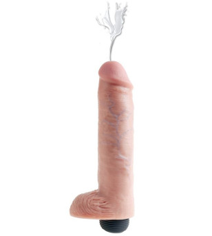 KING COCK - PÉNIS ÉJACULATEUR NATUREL RÉALISTE 25.40 CM