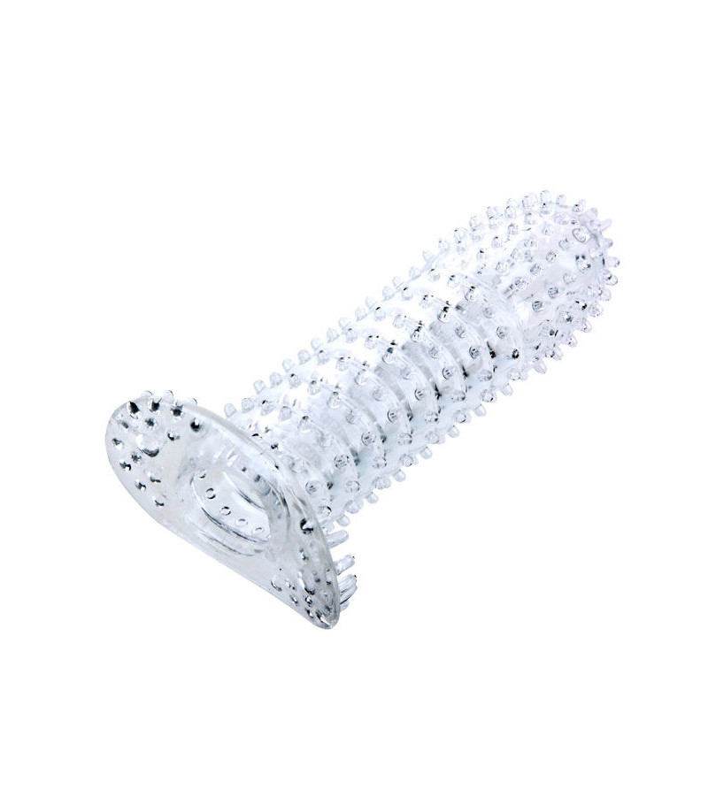 BAILE - GAINE PÉNIENNE  POINTS STIMULANTS ROSE 14 CM