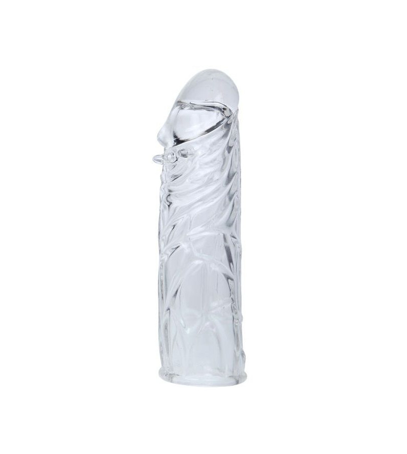 BAILE - COUVERCLE DE PÉNIS EN SILICONE TRANSPARENT 13 CM
