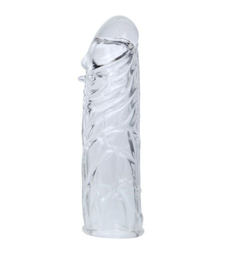 BAILE - COUVERCLE DE PÉNIS EN SILICONE TRANSPARENT 13 CM