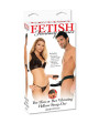 FETISH FANTASY SERIES - SANGLE CREUSE VIBRANTE POUR ELLE OU LUI NOIR