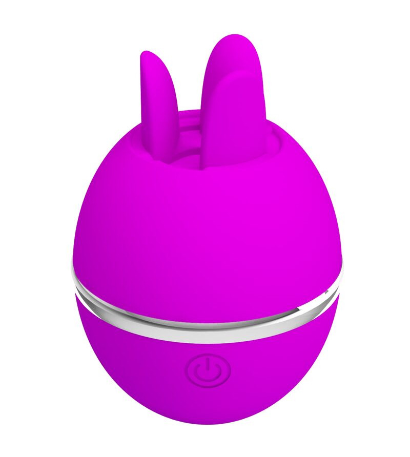 PRETTY LOVE - VIBRATEUR ROND EN SILICONE GEMINI BALL VIOLET