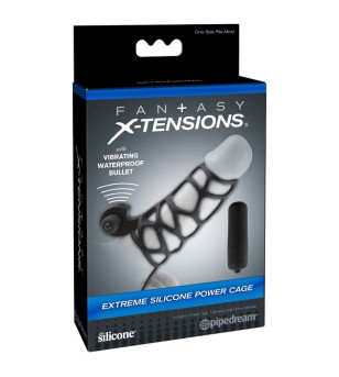 FANTASY X- TENSIONS - CAGE DE PUISSANCE EN SILICONE EXTRÊME