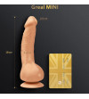 G-VIBE - GREAL MINI VIBRATEUR GODE NATUREL SILICONE