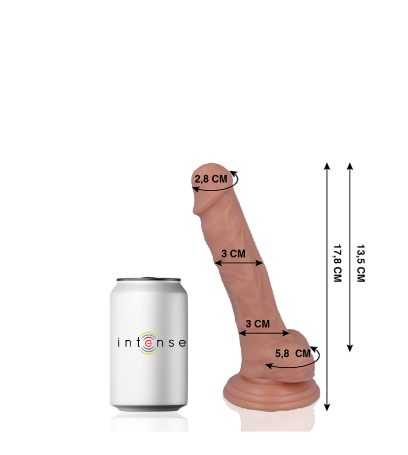 MR INTENSE - 9 PÉNIS RÉALISTE 17.8 CM -O- 3 CM