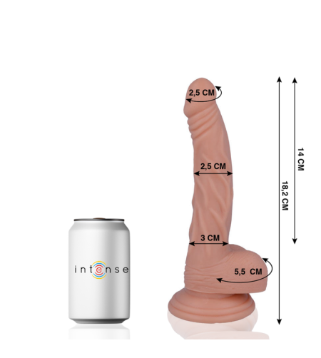 MR INTENSE - 12 PÉNIS RÉALISTE 18.2 CM -O- 2.5 CM