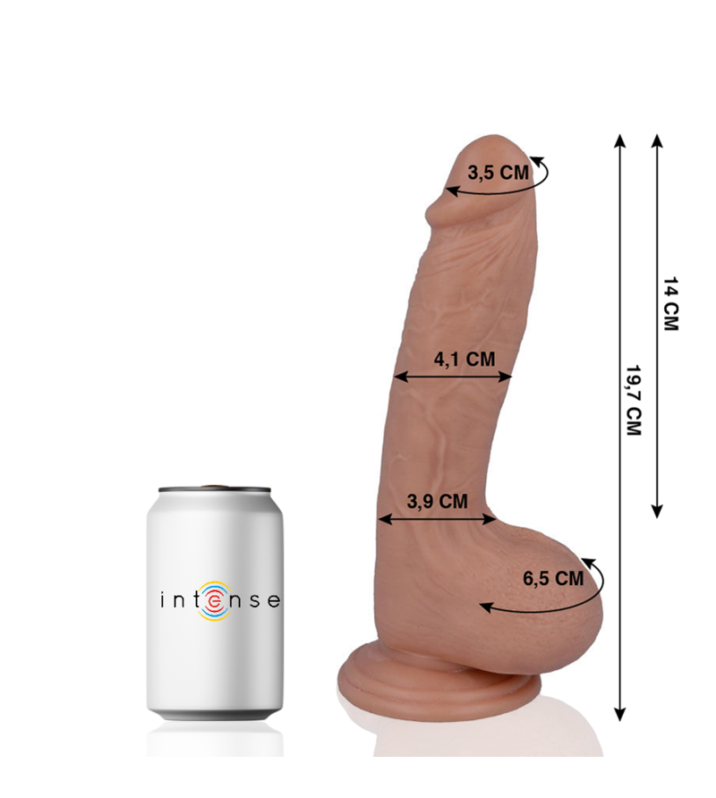 MR INTENSE - 17 PÉNIS RÉALISTE 19.7 CM -O- 4.1 CM