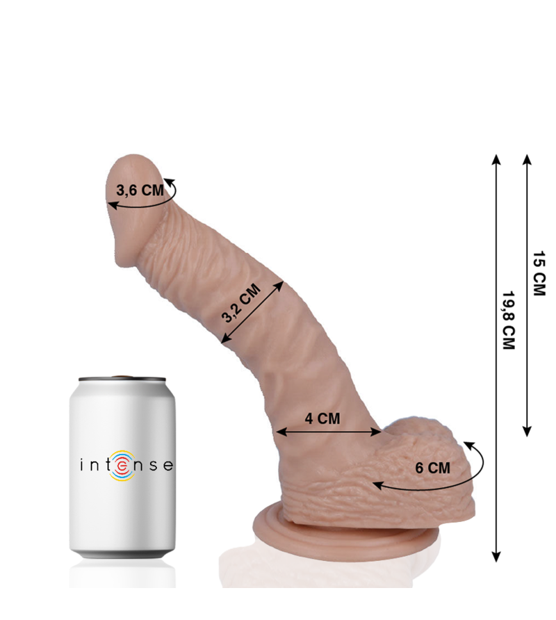 MR INTENSE - 18 PÉNIS RÉALISTE 19.8 CM -O- 3.2 CM