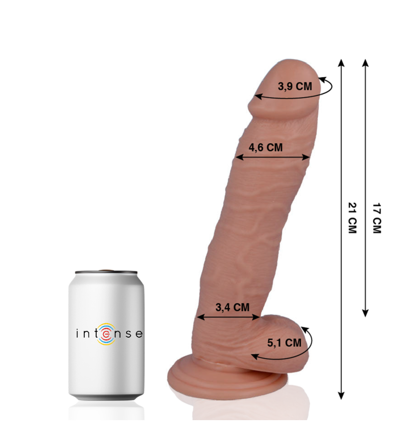 MR INTENSE - 24 PÉNIS RÉALISTE 21 CM -O- 4.6 CM
