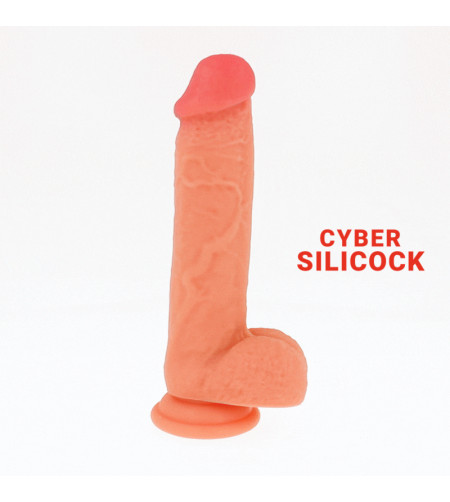 CYBER SILICOCK - SAUL SILICONE LIQUIDE SOUPLE ULTRA RÉALISTE 21 CM -O- 4.2 CM