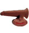 KING COCK - BALLES GODE 3D PLUS 24.5 CM MARRON