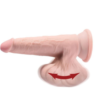 KING COCK - BALLES GODE 3D PLUS 15.2 CM PEAU CLAIRE