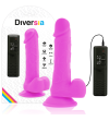 DIVERSIA - DILDO VIBRANT FLEXIBLE VIOLET 20.5 CM -O- 4.2 CM