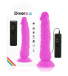 DIVERSIA - DILDO VIBRANT FLEXIBLE VIOLET 21 CM -O- 4.9 CM