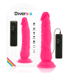 DIVERSIA - DILDO VIBRANT FLEXIBLE ROSE 21 CM -O- 4.9 CM