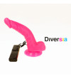 DIVERSIA - DILDO VIBRANT FLEXIBLE ROSE 21.5 CM -O- 4.5 CM