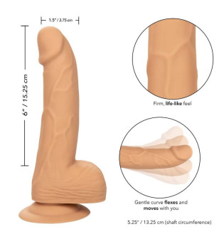 CALEXOTICS - CLOUS EN SILICONE 15.24 CM PEAU