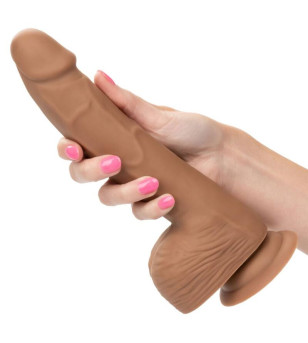 CALEXOTICS - CLOUS EN SILICONE 20.32 CM MARRON