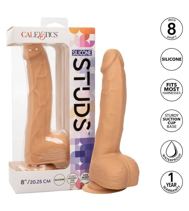 CALEXOTICS - CLOUS EN SILICONE 20.32 CM PEAU