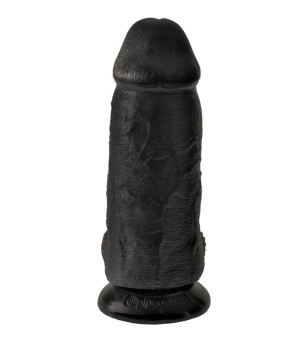 KING COCK - PÉNIS RÉALISTE CHUBBY 23 CM NOIR