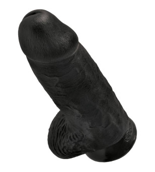 KING COCK - PÉNIS RÉALISTE CHUBBY 23 CM NOIR