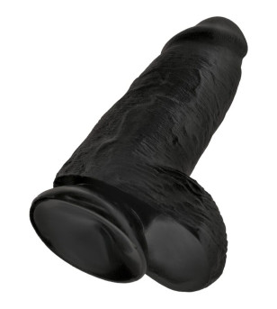 KING COCK - PÉNIS RÉALISTE CHUBBY 23 CM NOIR