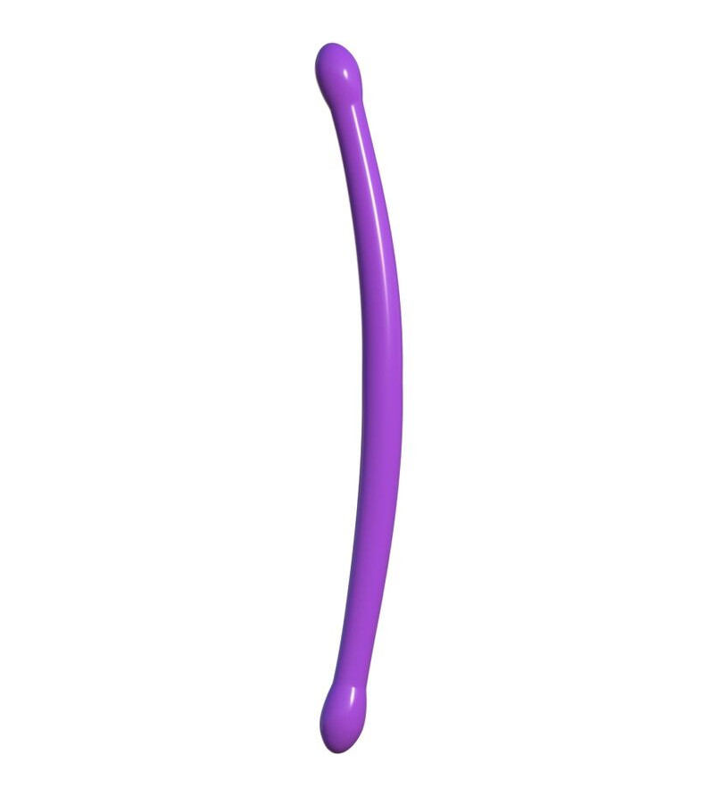 CLASSIX - GODE DOUBLE FLEXIBLE 43,7 CM VIOLET