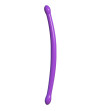 CLASSIX - GODE DOUBLE FLEXIBLE 43,7 CM VIOLET