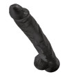 KING COCK - PÉNIS RÉALISTE AVEC BOULES 30.5 CM NOIR