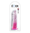 KING COCK - CLEAR PÉNIS RÉALISTE 19.7 CM ROSE