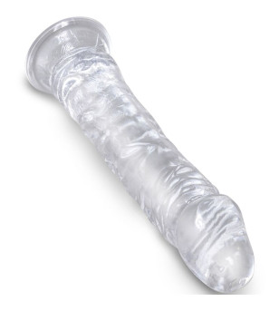 KING COCK - PÉNIS RÉALISTE CLAIR 19.7 CM TRANSPARENT