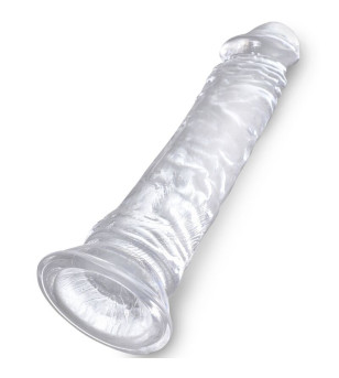 KING COCK - PÉNIS RÉALISTE CLAIR 19.7 CM TRANSPARENT