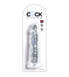 KING COCK - PÉNIS RÉALISTE CLAIR 19.7 CM TRANSPARENT