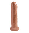 KING COCK - PÉNIS RÉALISTE NON COUPÉ 17.8 CM CARAMEL