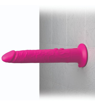 CLASSIX - GODE EN SILICONE WALL BANGER 15 CM ROSE