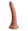 KING COCK - ELITE GODE RÉALISTE EN SILICONE 17.8 CM CARAMEL