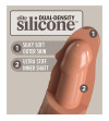 KING COCK - ELITE GODE RÉALISTE EN SILICONE 17.8 CM CARAMEL