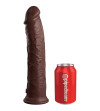 KING COCK - ELITE GODE RÉALISTE EN SILICONE 28 CM MARRON