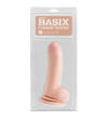 BASIX - Pénis en gelée naturelle avec ondes stimulantes 18 cm