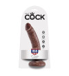 KING COCK - 7 GODE CHOCOLAT 17.8 CM