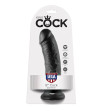 KING COCK - 8 GODE NOIR 20.3 CM