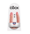 KING COCK - GODE DOUBLE PÉNÉTRATION 13.9 CM NATUREL