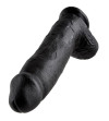 KING COCK - 12 GODE NOIR AVEC BOULES 30.48 CM