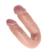 KING COCK - GODE DOUBLE PÉNÉTRATION 13.9 CM NATUREL