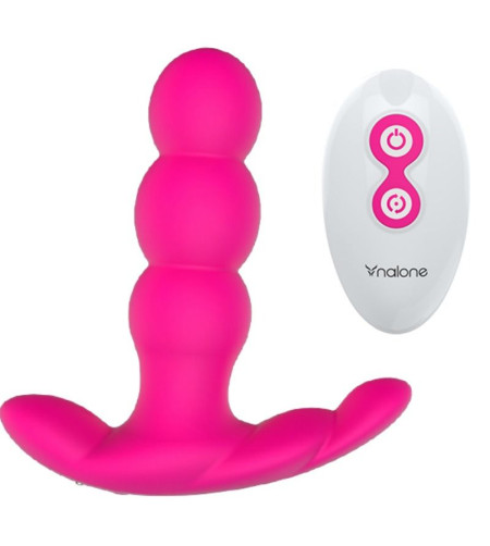 NALONE - VIBRATEUR ANAL PEARL TÉLÉCOMMANDE NOIR