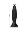 MR PLAY - PLUG ANAL VIBRATEUR NOIR RECHARGEABLE