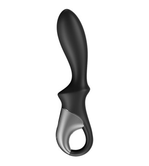 SATISFYER - APPLICATION VIBRATEUR ANAL HEAT CLIMAX NOIR