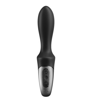 SATISFYER - APPLICATION VIBRATEUR ANAL HEAT CLIMAX NOIR