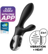 SATISFYER - APPLICATION HEAT CLIMAX+ VIBRATEUR ANAL NOIR